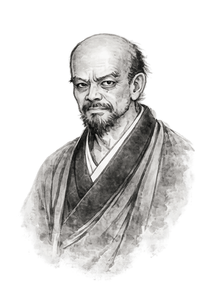 Ink portrait of Linji Yixuan